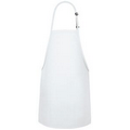 F33L Signature White Long No Pocket Bib Apron